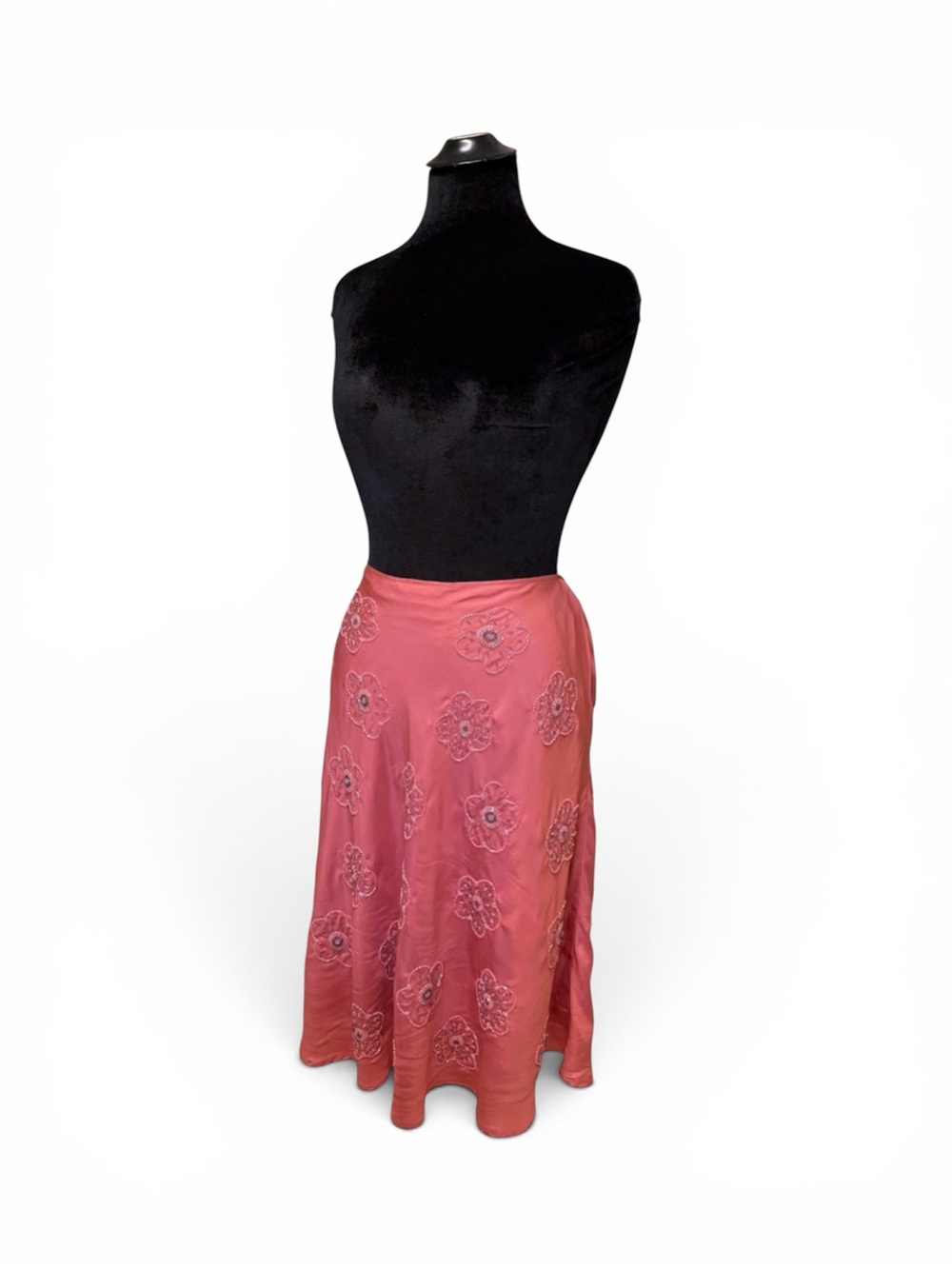 Y2K WD.NY 100% Silk Beaded Fairy Skirt